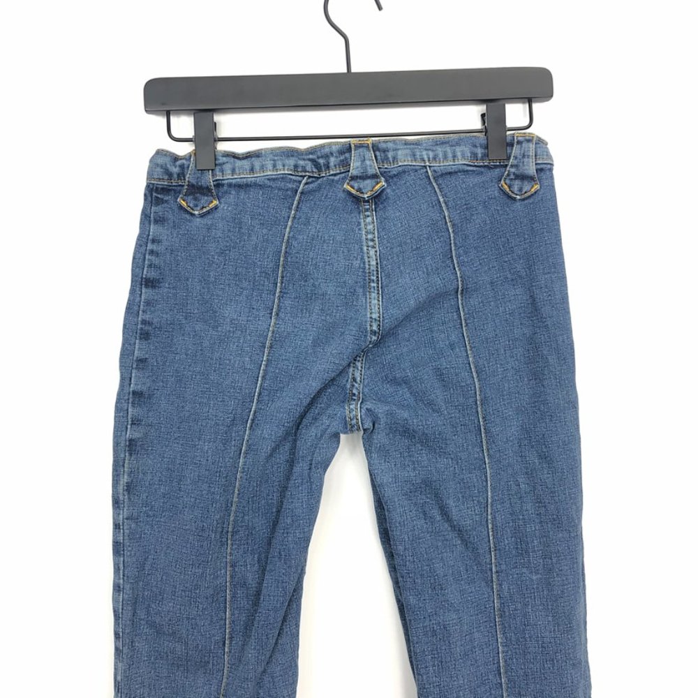 JNCO Vintage Corset Tie Up Flare Jeans Bell Bottom - Picture 7 of 13